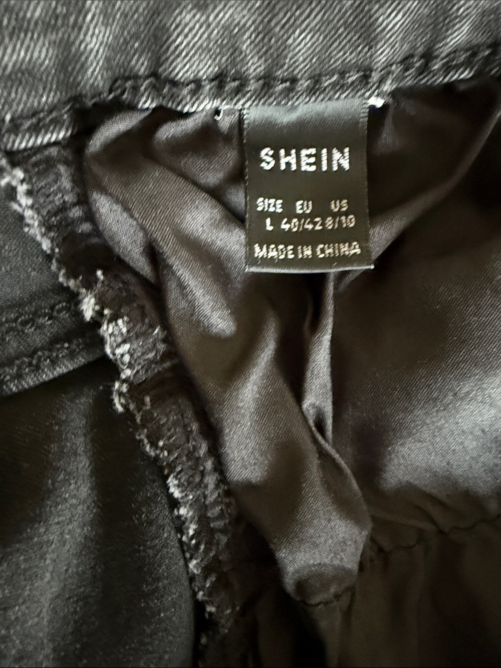 SHEIN Black Distressed Maxi Skirt - Picture 3 of 3